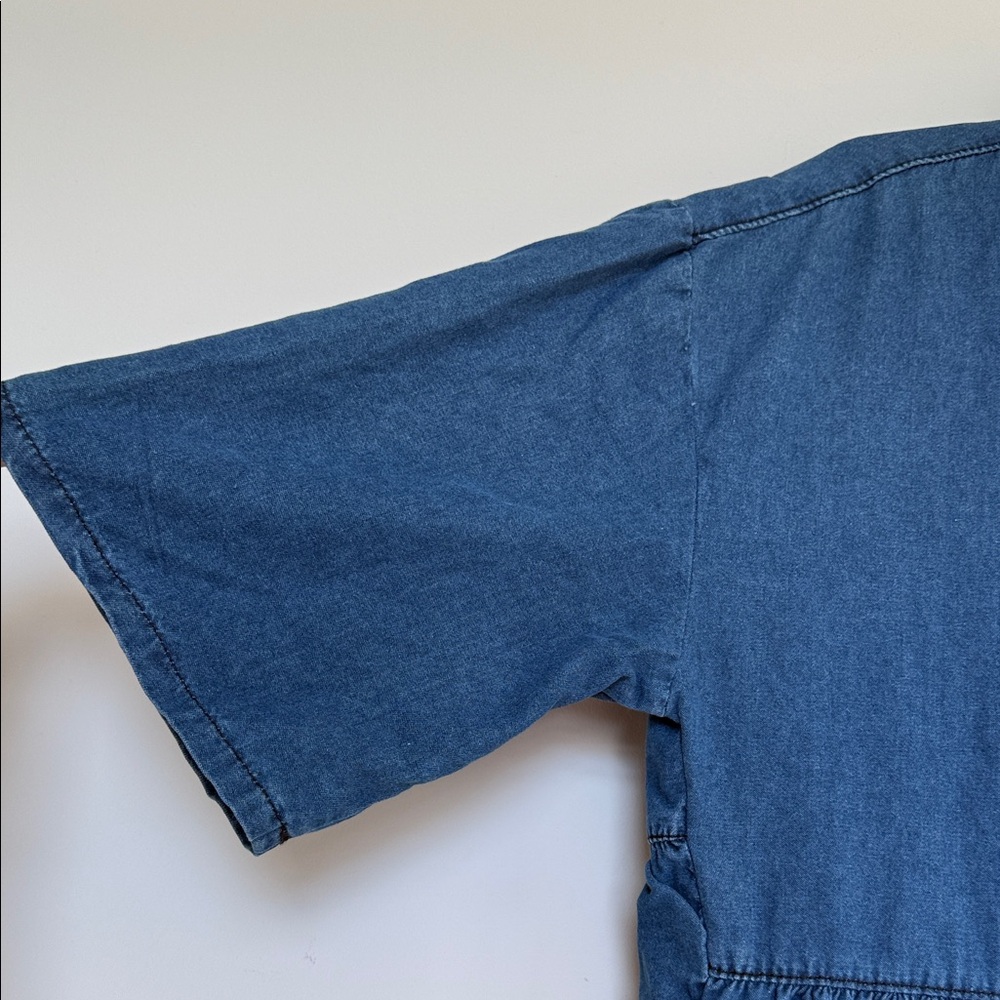 They Look Casual Denim Button-Up Dress - Picture 6 of 8